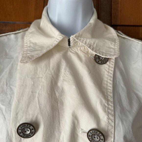 LRL Lauren Jeans Co. White Double-Breasted Jacket Medium - Picture 9 of 16